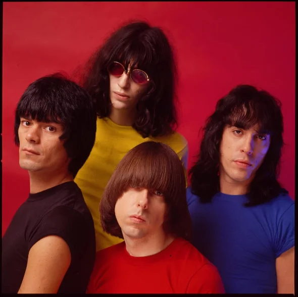 Ramones, End of the Century, photographed by Mick Rock
